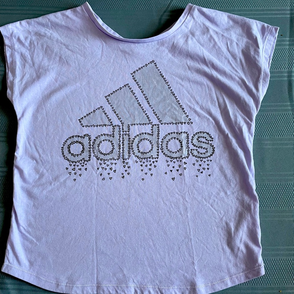 Adidas Girls 10/12 athletic t shirt